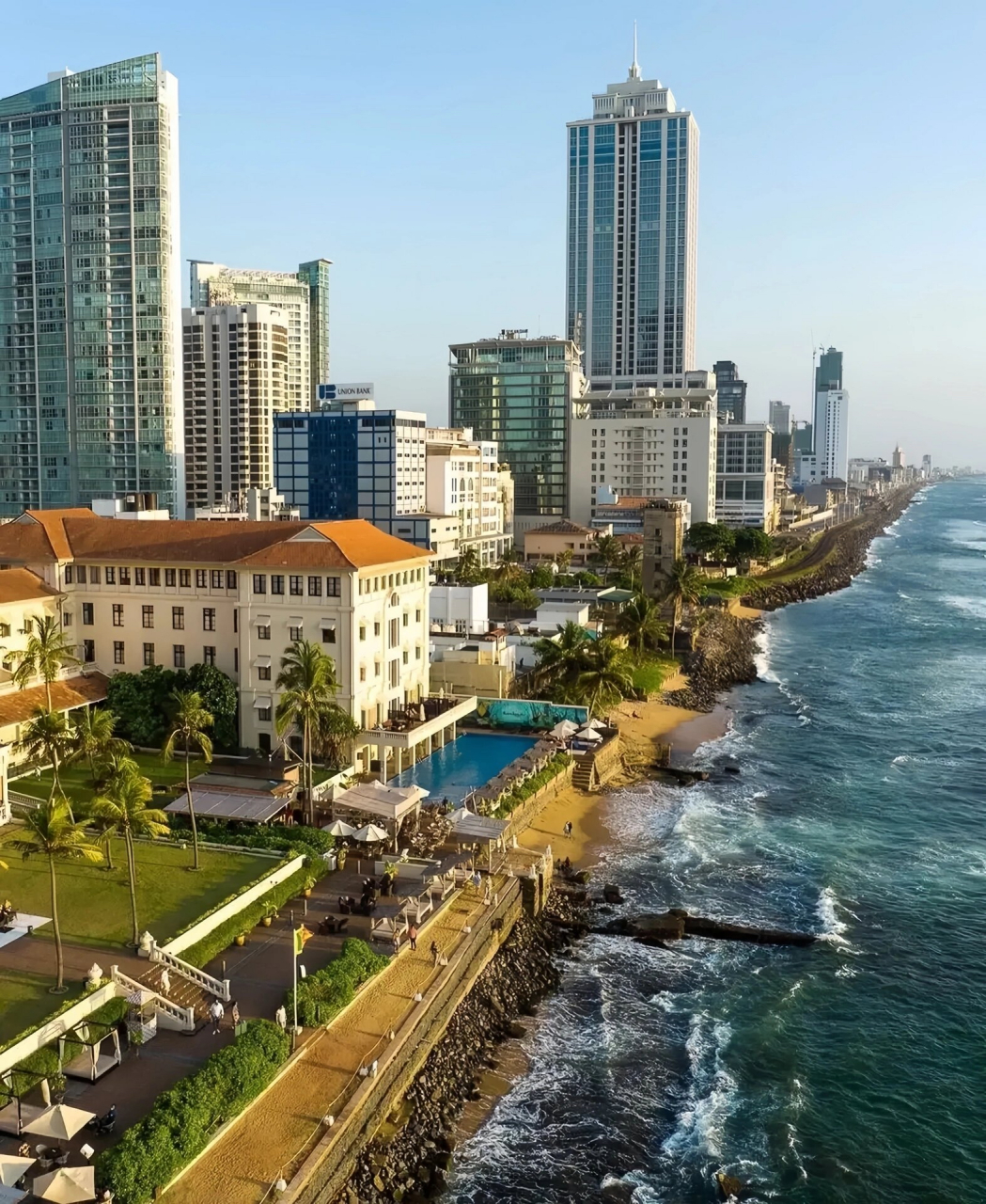 这是斯里兰卡最大的城市,科伦坡.