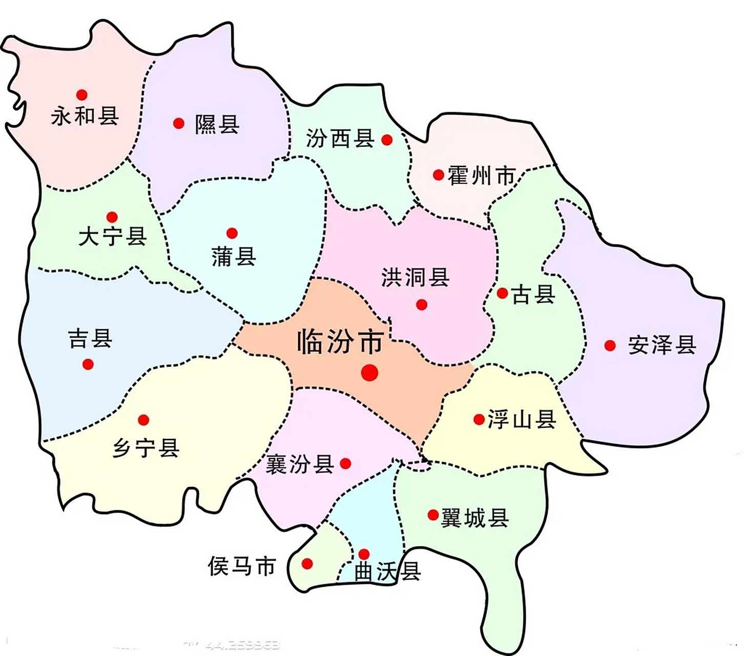 山西临汾,面积有两万平方公里,有个别县的名字读音都不知道怎么读