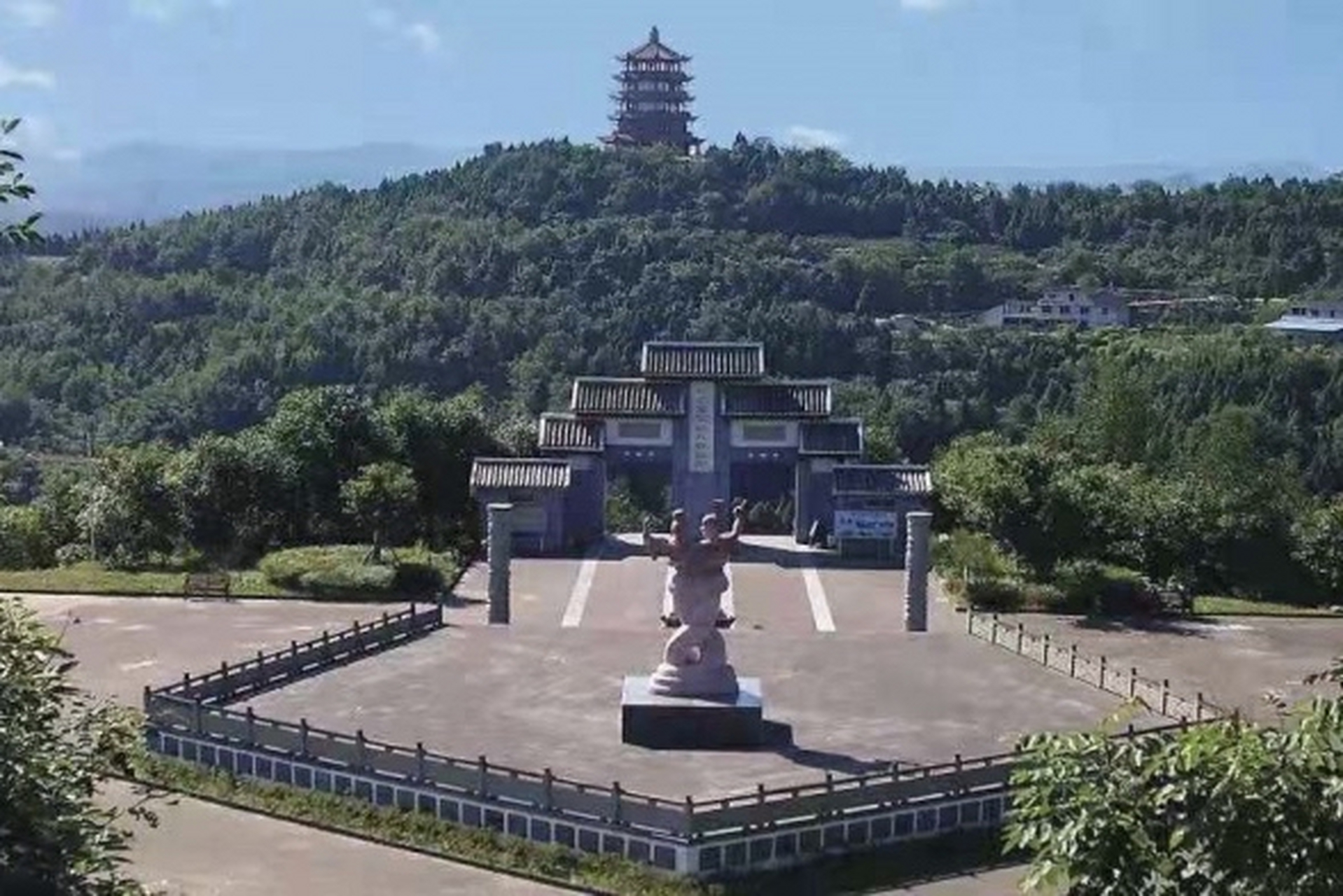 四川苍溪西武当山森林公园,这里主要是一片以武当山林场为载体的自然