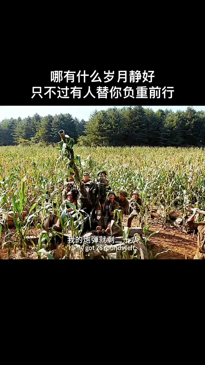 哪有什麼歲月靜好只不過有人替你負重前行