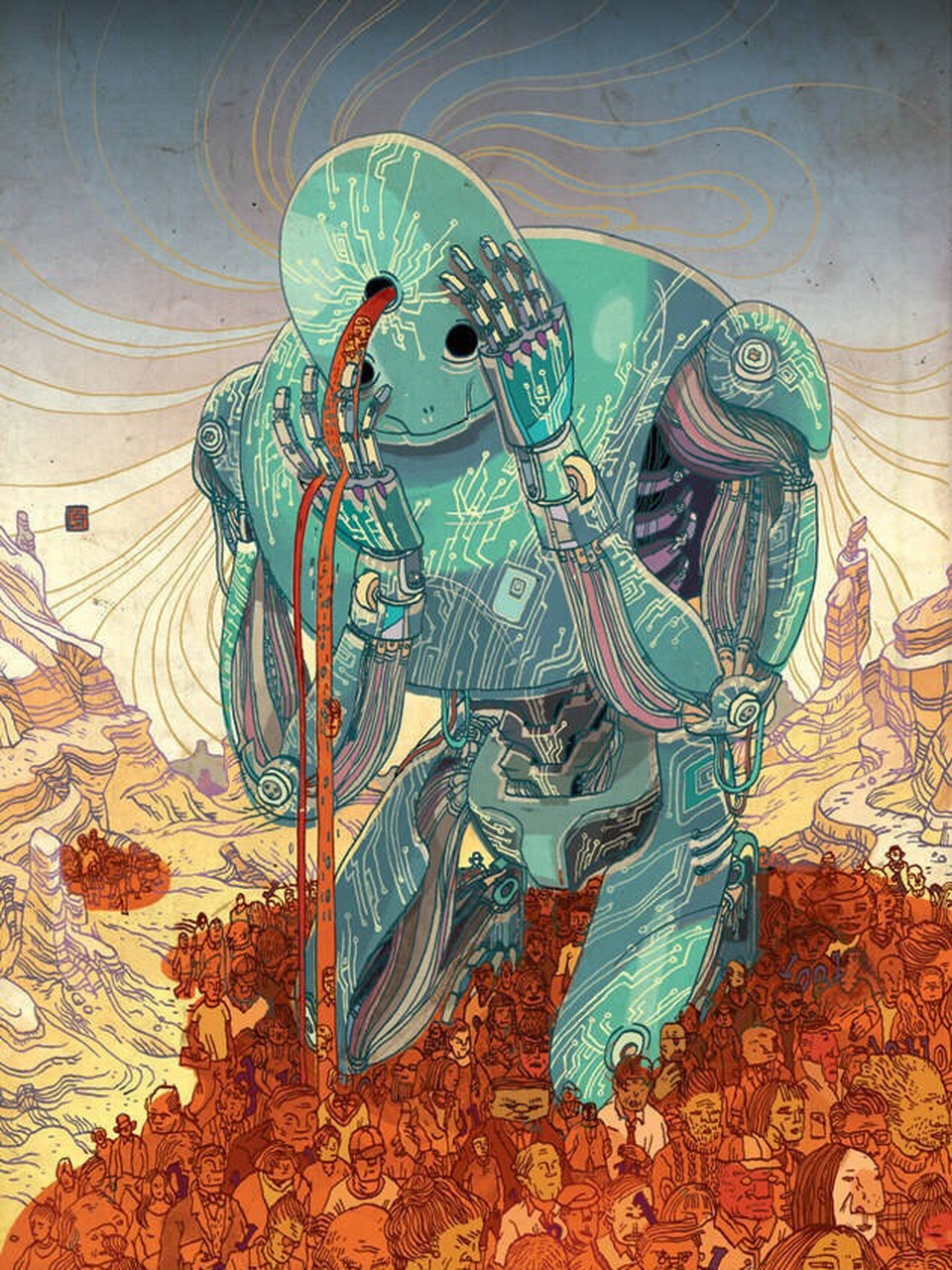 香港插画家 victo ngai 作品 676767#插画