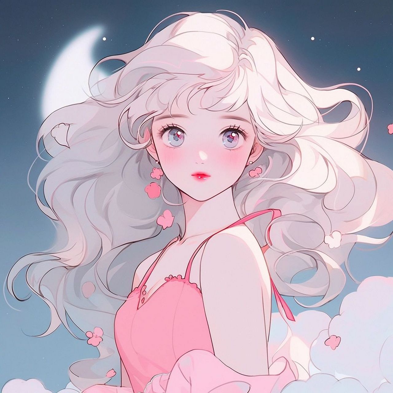 粉色系头像:女孩子都是喜欢粉色的吧,只想做你喜欢的小公主.