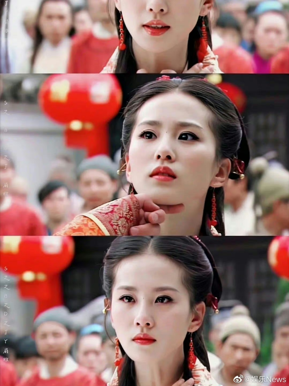 刘诗诗以前眉心那颗痣好好看,现在点掉了也依然很漂亮!