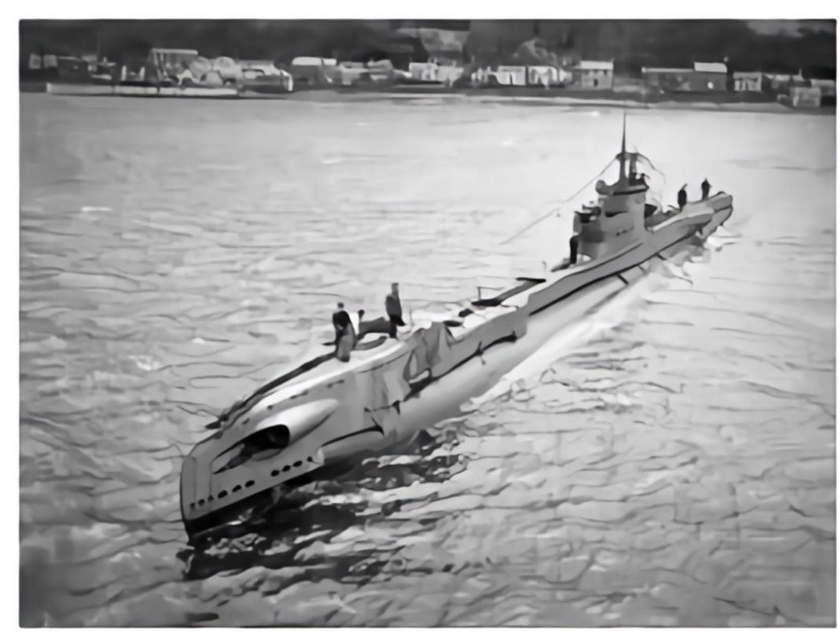 英国的t型级别潜艇"都铎"号,是在1944年投入军中服役的,并一直服役到