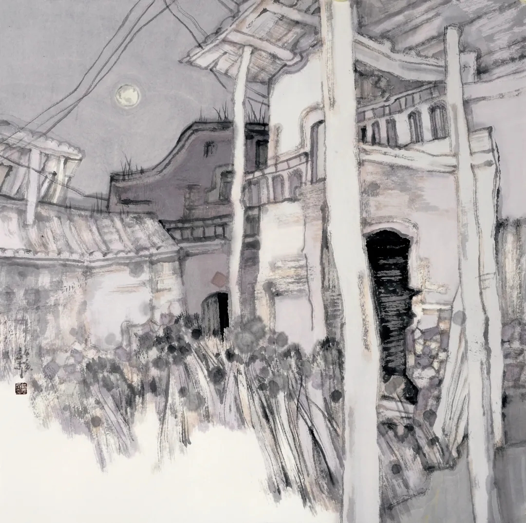 福建省画院|穿过昼夜的笔端——翁志承山水画