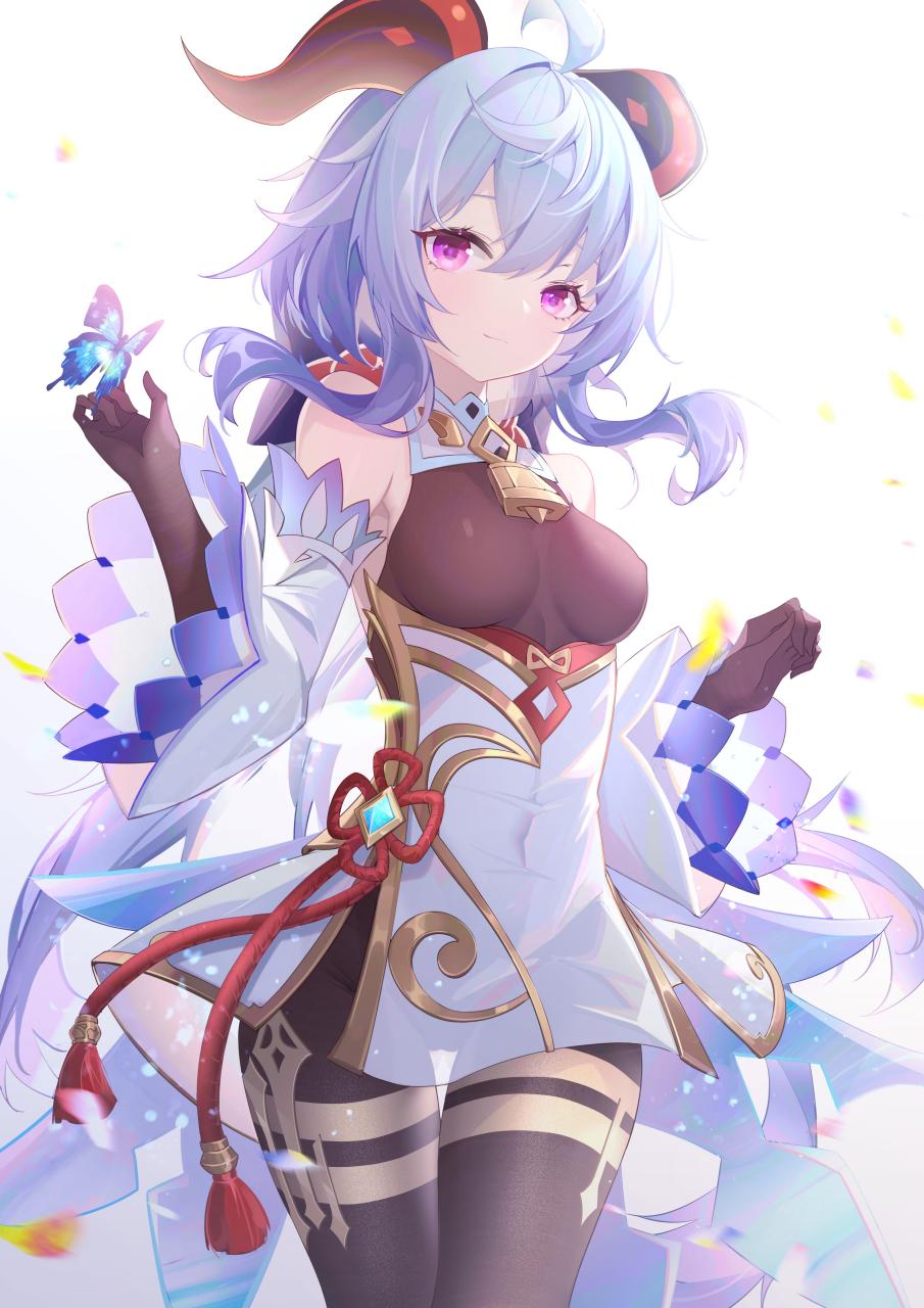 原神甘雨美图壁纸.#无水印美图