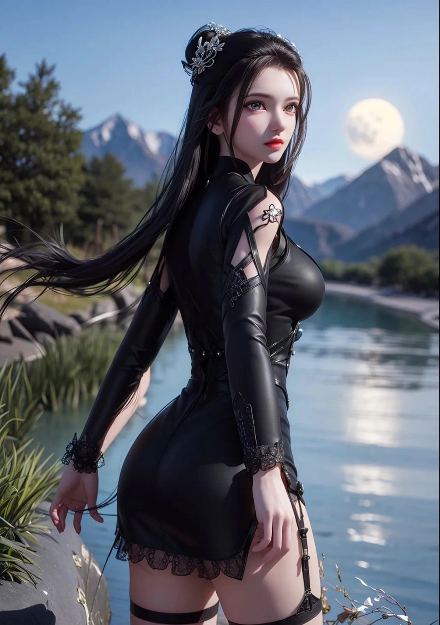 美图分享#朱竹清～丸子头