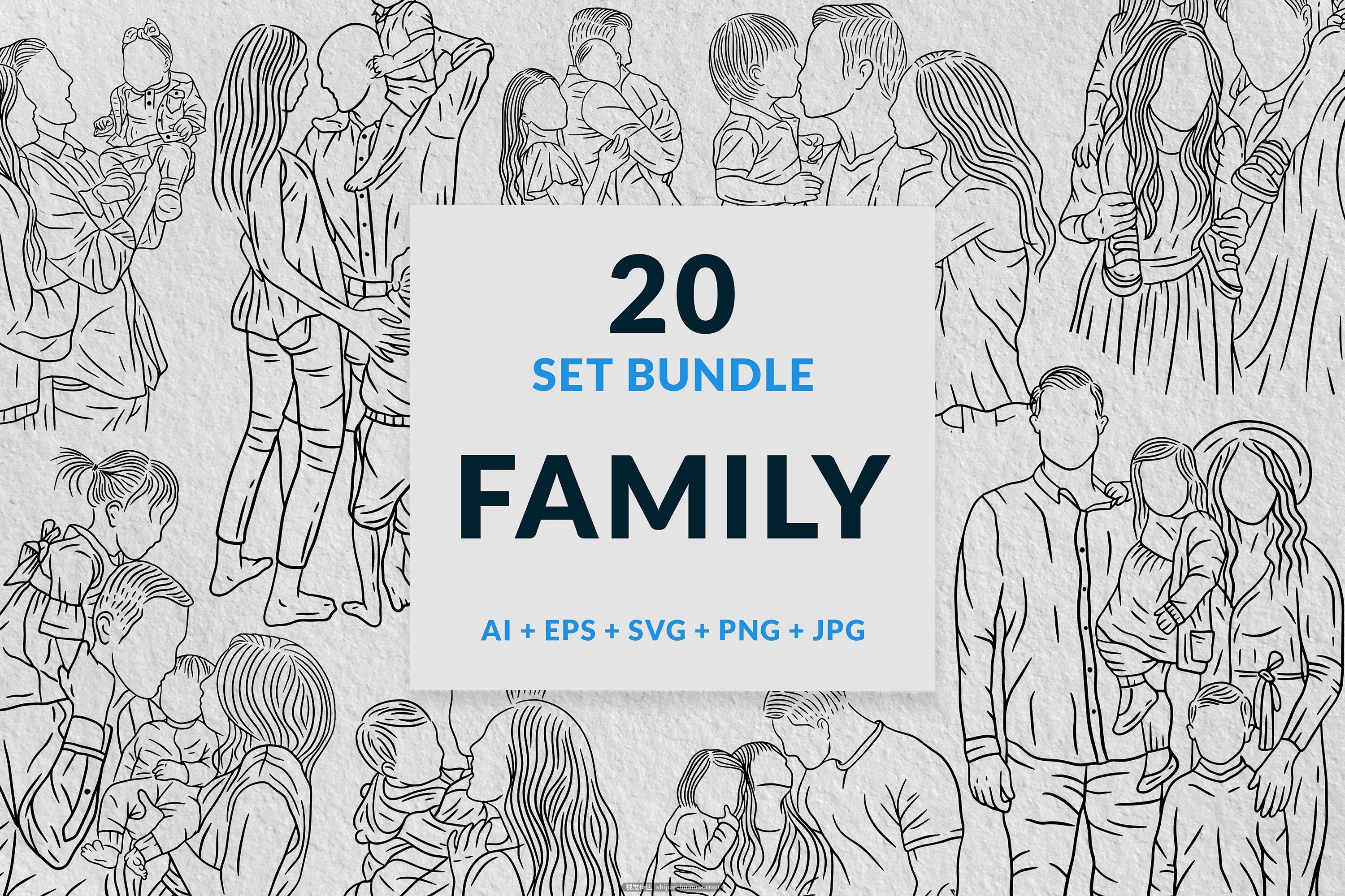 Set Mega Bundle Line Art People Family-13.jpg
