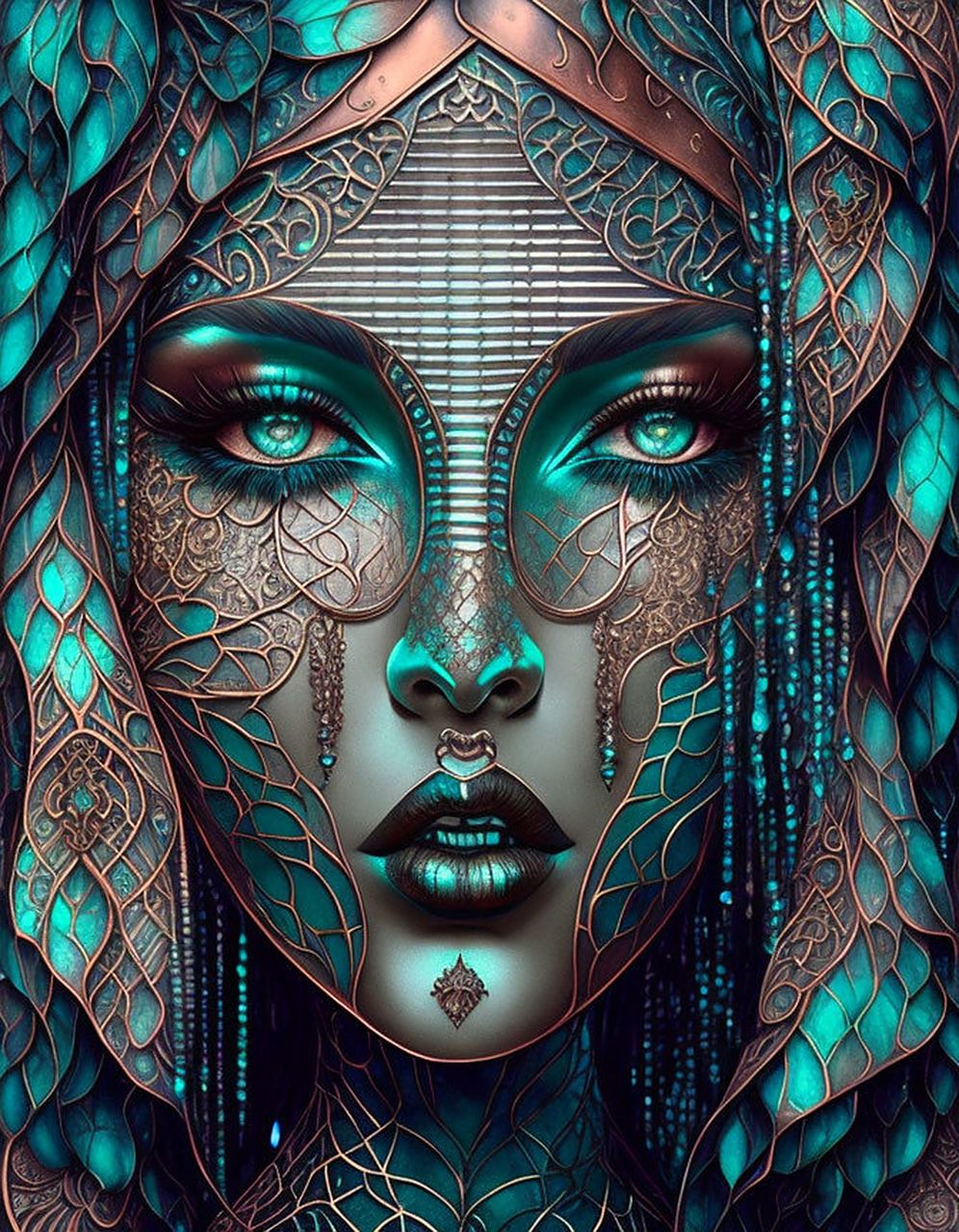 ai绘画作品精选 人像系列(2)