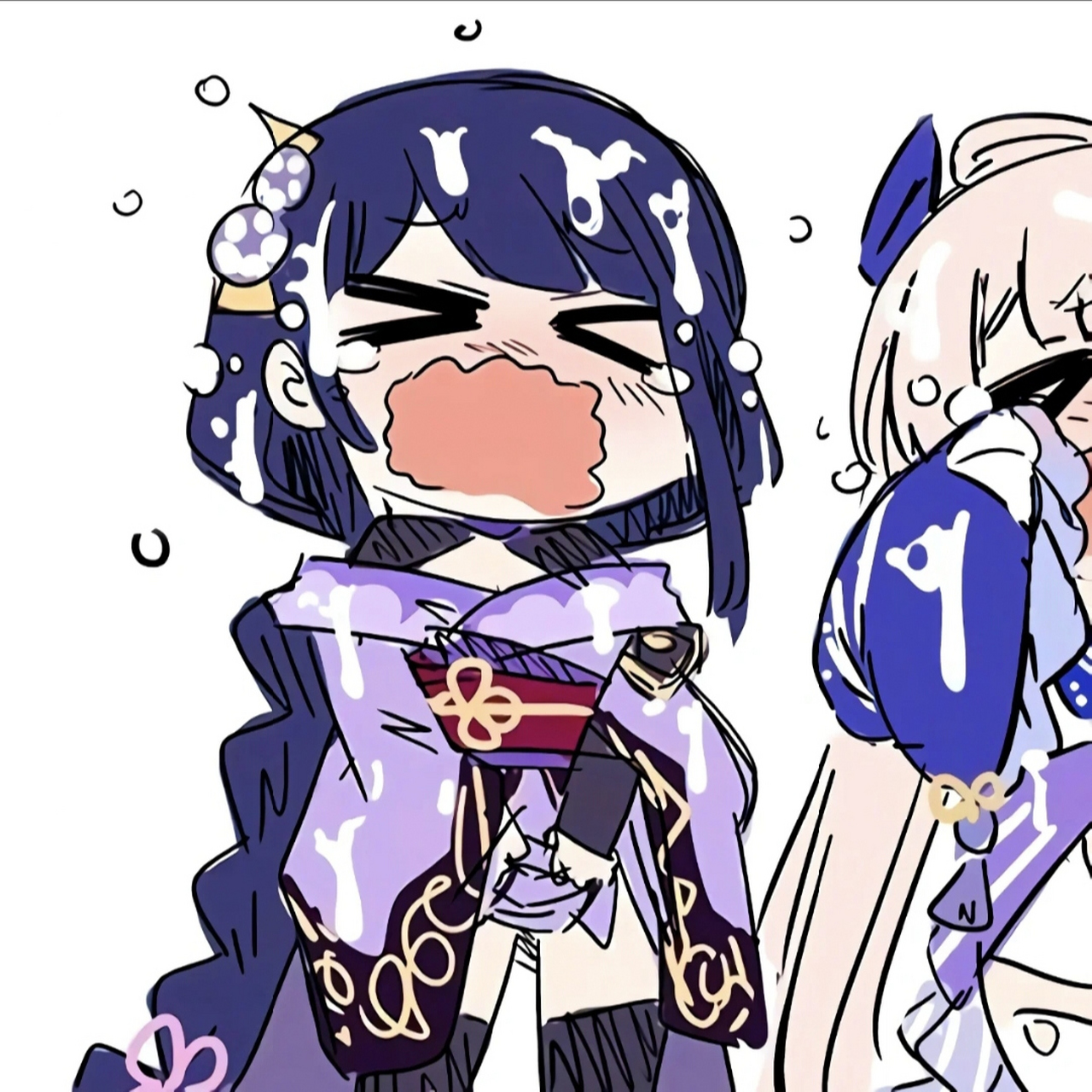 三人行,必有我原神(三人头像)