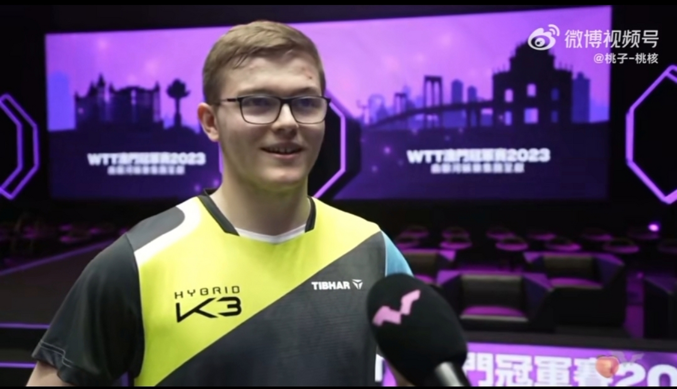 击败樊振东之后,艾利克斯·勒布伦非常激动,即将对阵马龙必竭尽全力. 