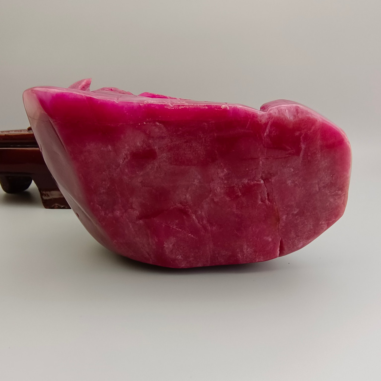 古玉老玉古董收藏的古代缅甸红翡老翡翠安居乐业山水人物摆件 手工