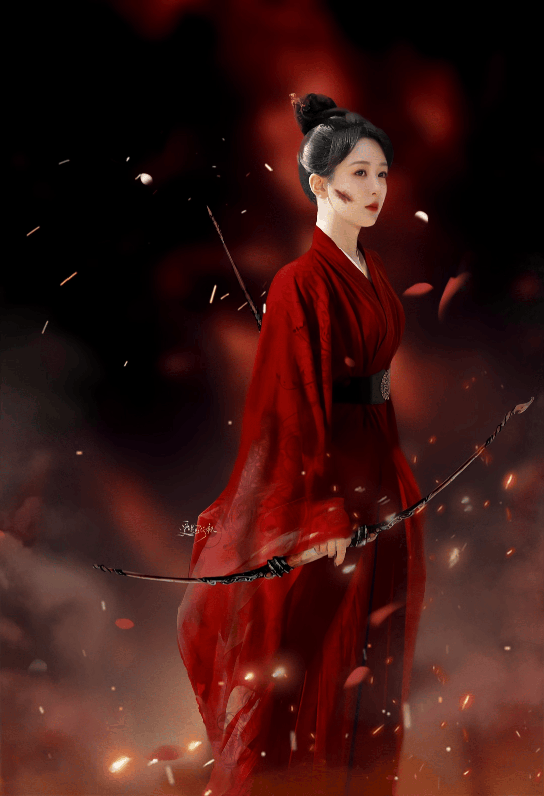 还有一种说法是大禹娶她是为了山海图,对她没什么感情,才会三国家门