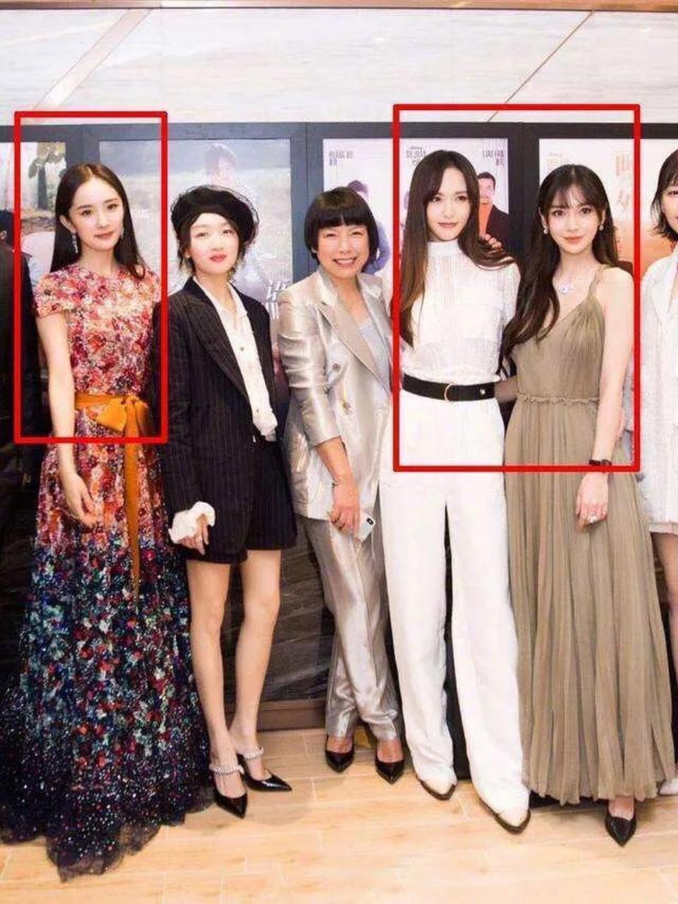 四小花旦的一张合照,把对刘亦菲的"排挤"体现得淋漓尽致