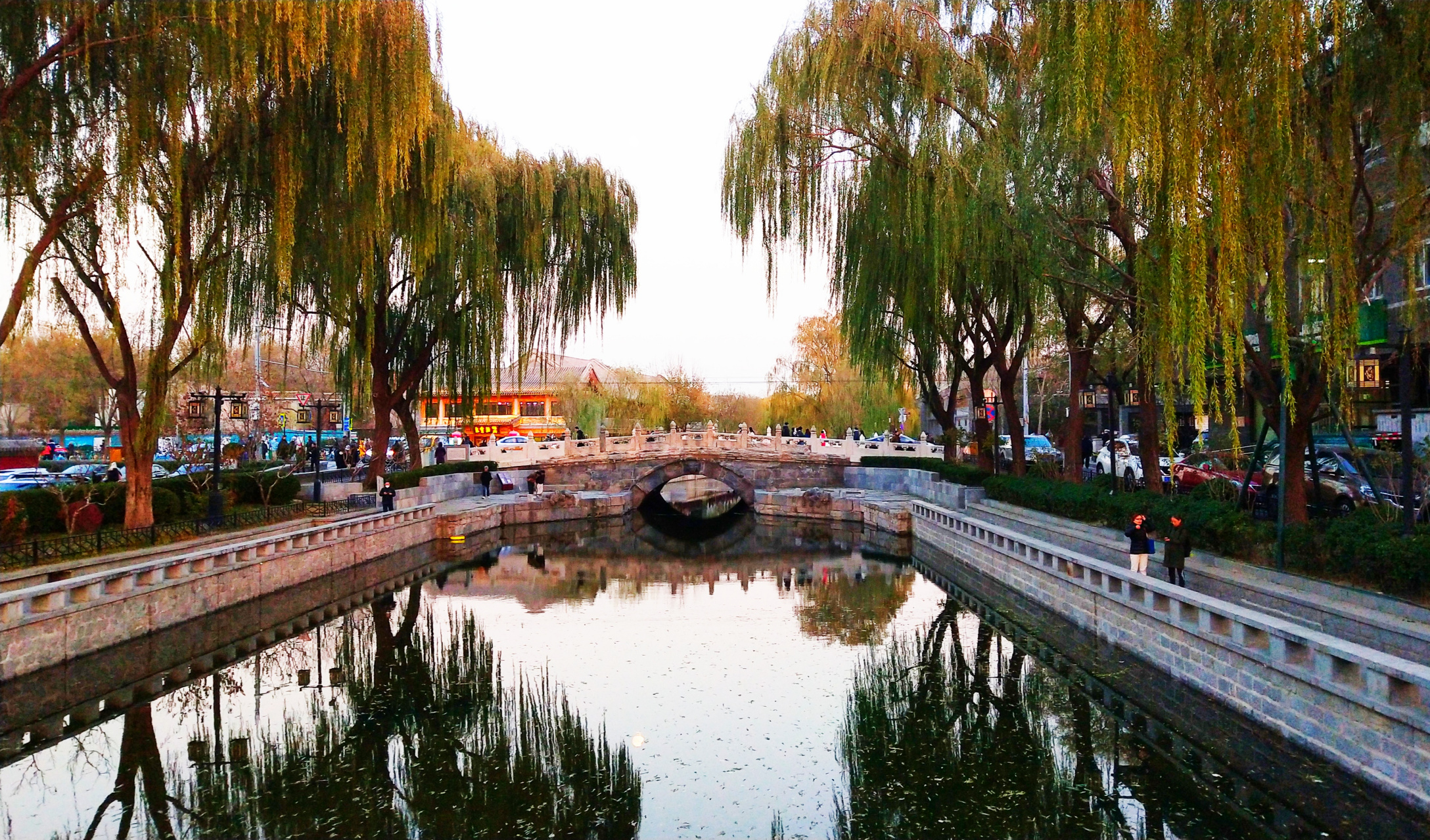 冬日什刹海风景图片图片