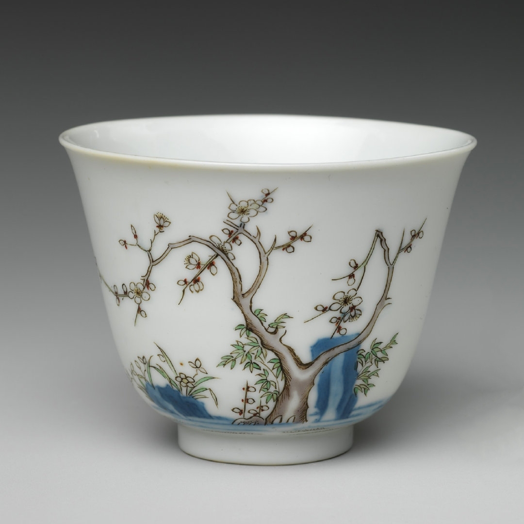 文物赏析――清康熙十二花神杯