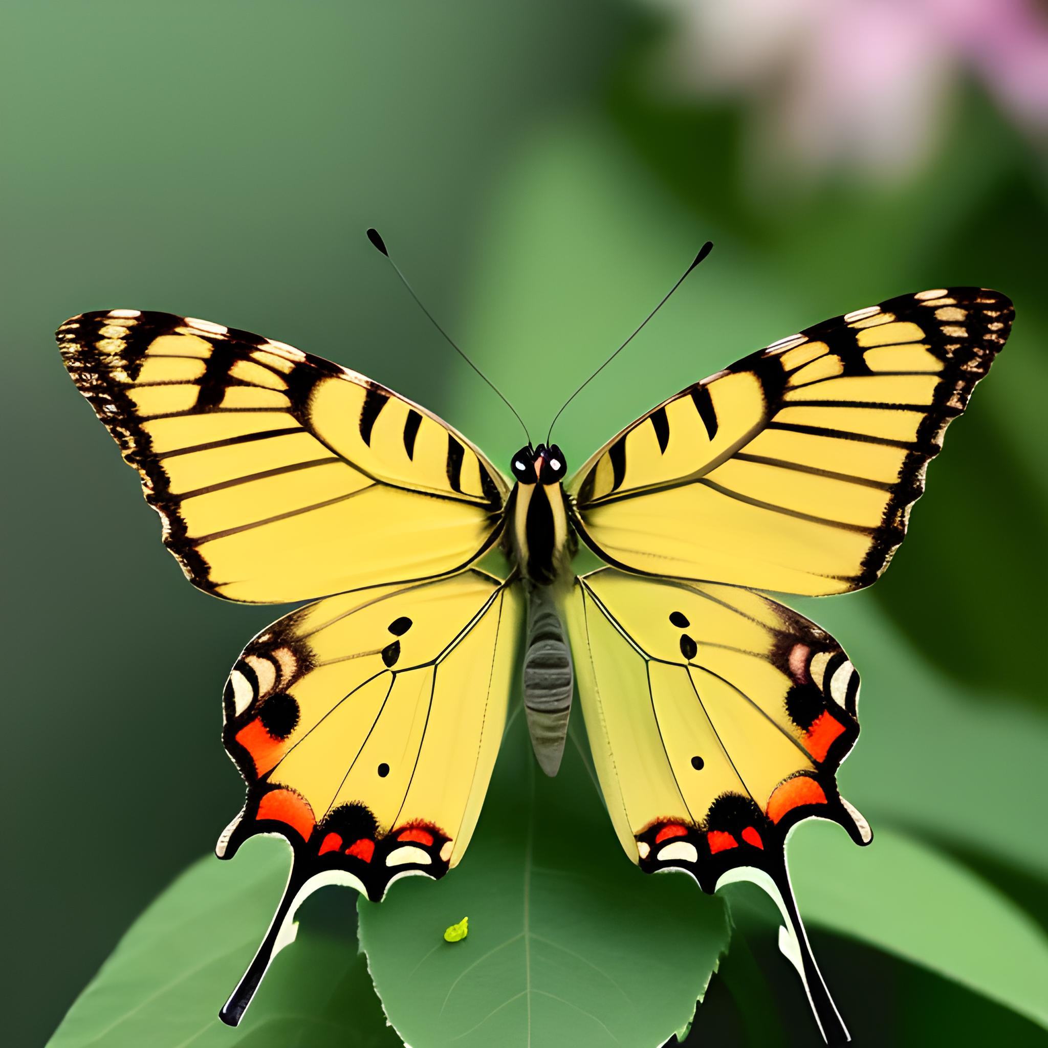 一组漂亮的蝴蝶图