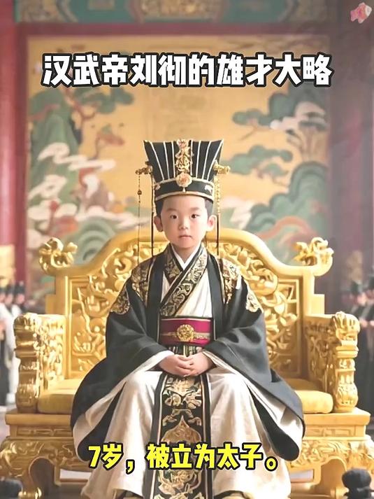 刘彻:从少年登基到缔造汉武盛世,逐匈奴,兴太学,凿空西域