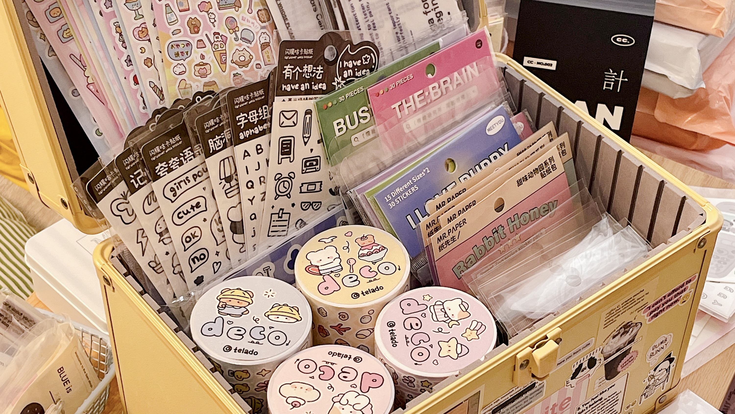 我的ins风手帐素材百宝箱分享