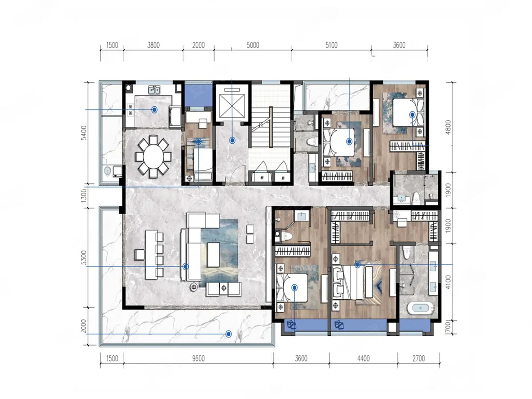 太过于华丽了,300平米的豪华大户型给你诠释了什么叫贵族的生活方式