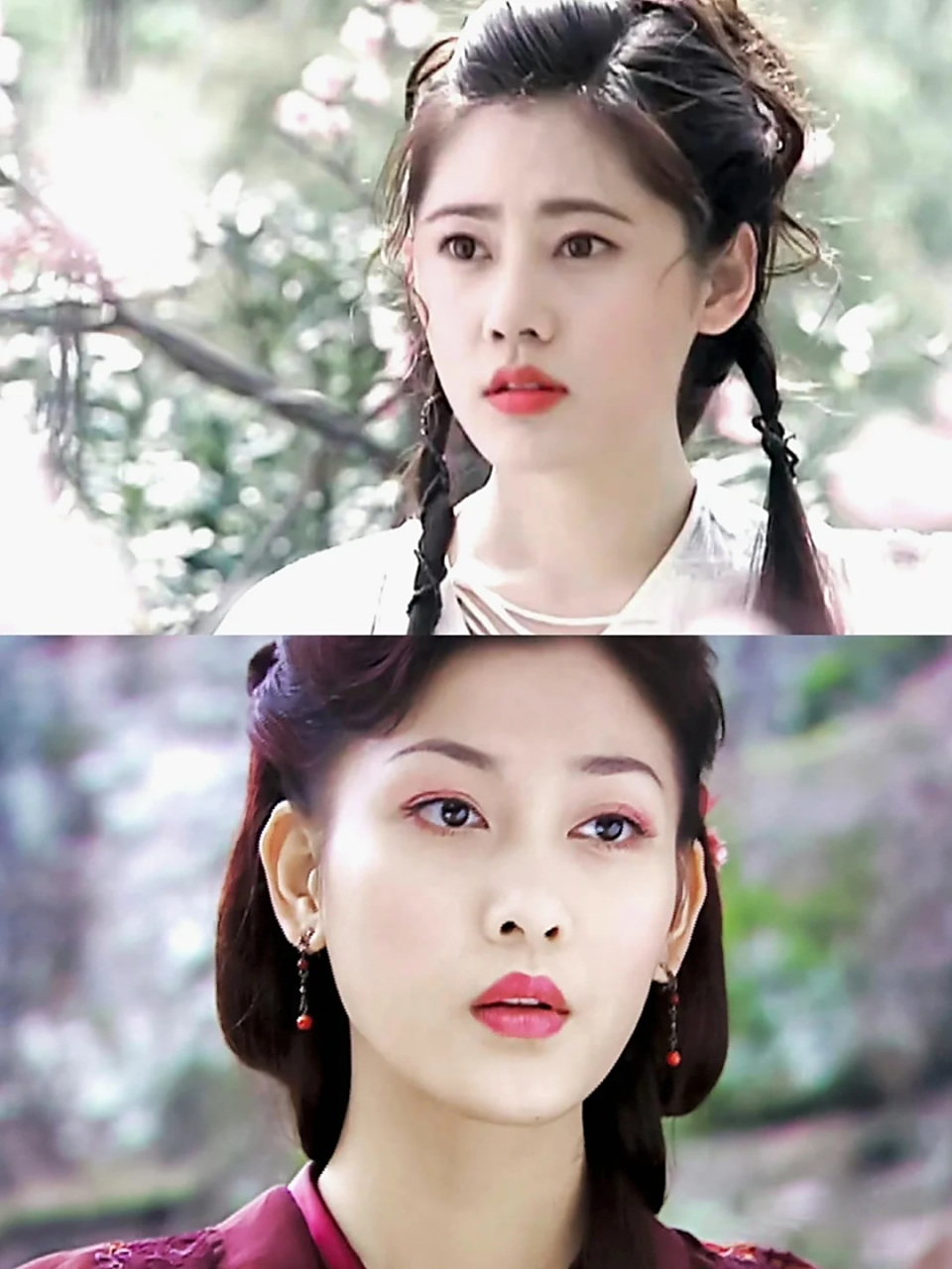 "识于微时,顶峰相见"形容秋瓷炫和李彩桦两位姐姐重逢浪姐应该是最好