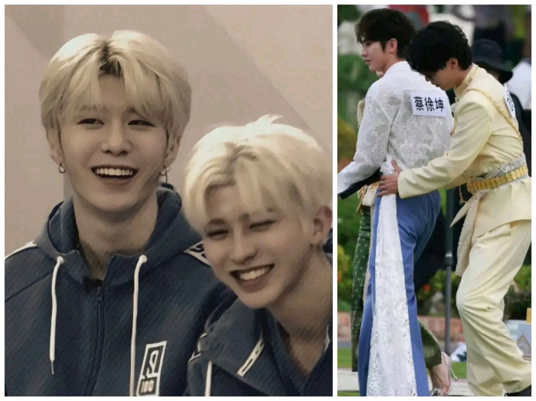 丞坤贴身抱腰嬉戏这么美的画面真的可以吗?