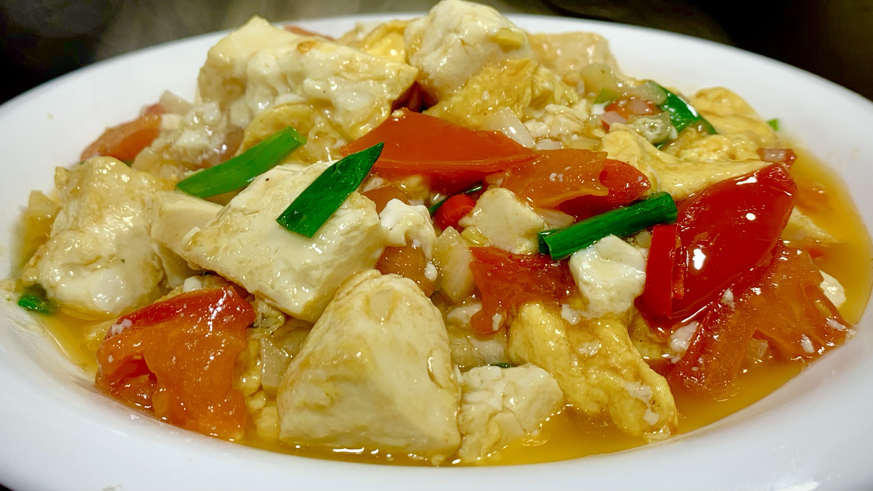 豆腐炒鸡蛋时,切记不要焯水再炒,教你一招,鲜嫩爽滑,营养好吃