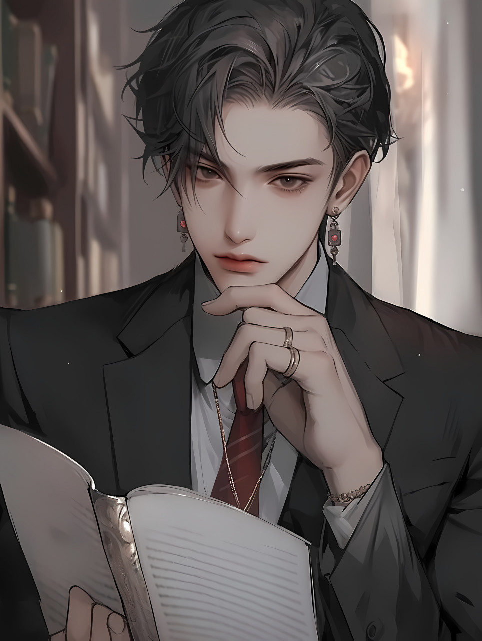 这不就是言情小说里的霸道总裁吗 #二次元# #ai绘画# #ai共创计划#