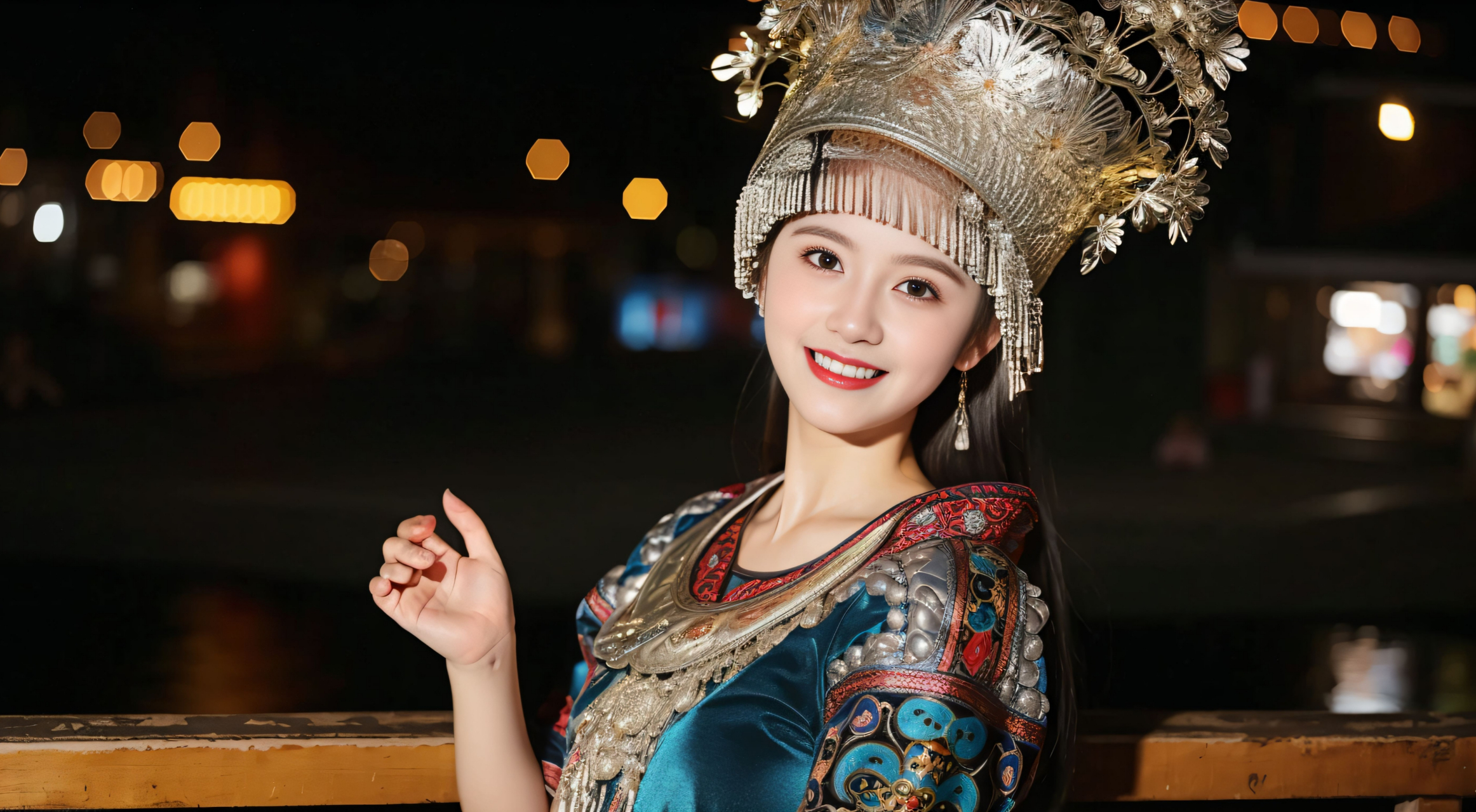 ai绘画 苗族少女《二》