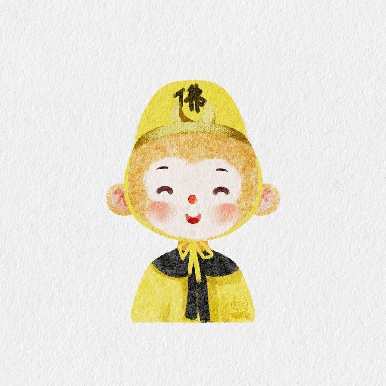 q版西游记人物 敲可爱 #绘画欣赏