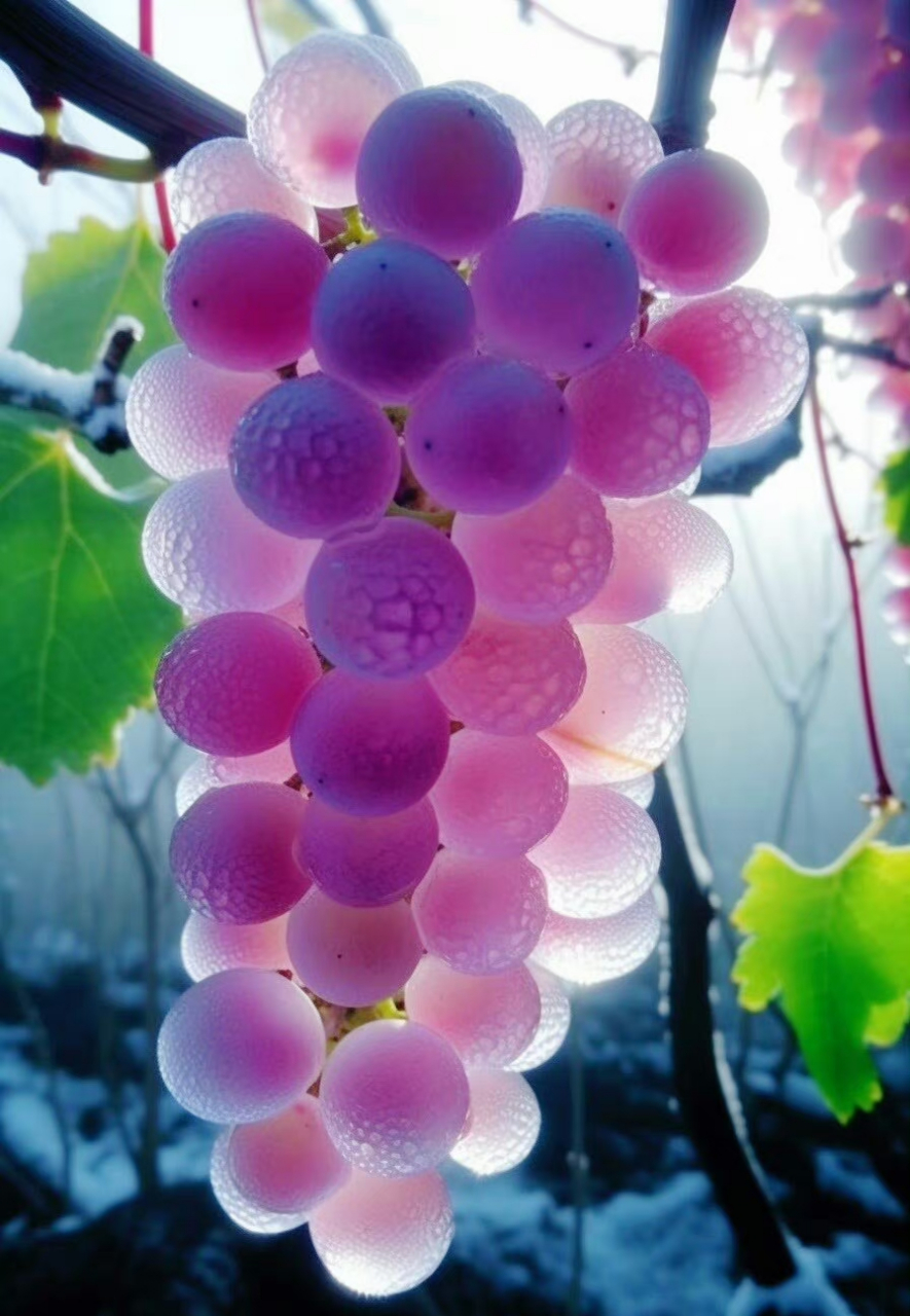 炎炎夏日来一串这样的冰葡萄简直了! 67