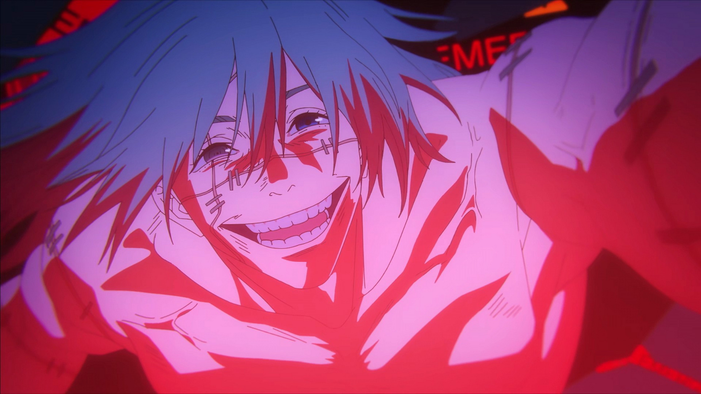 咒术回战#  真人的表情恐怖啊!