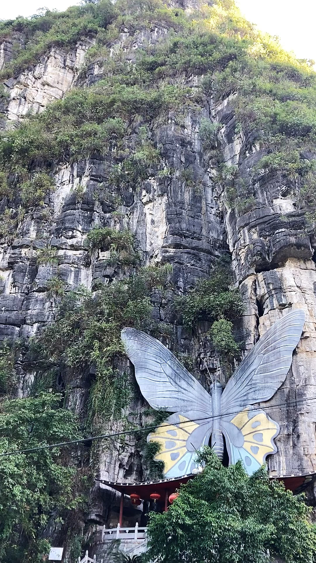 阳朔十里画廊,蝴蝶泉景色宜人