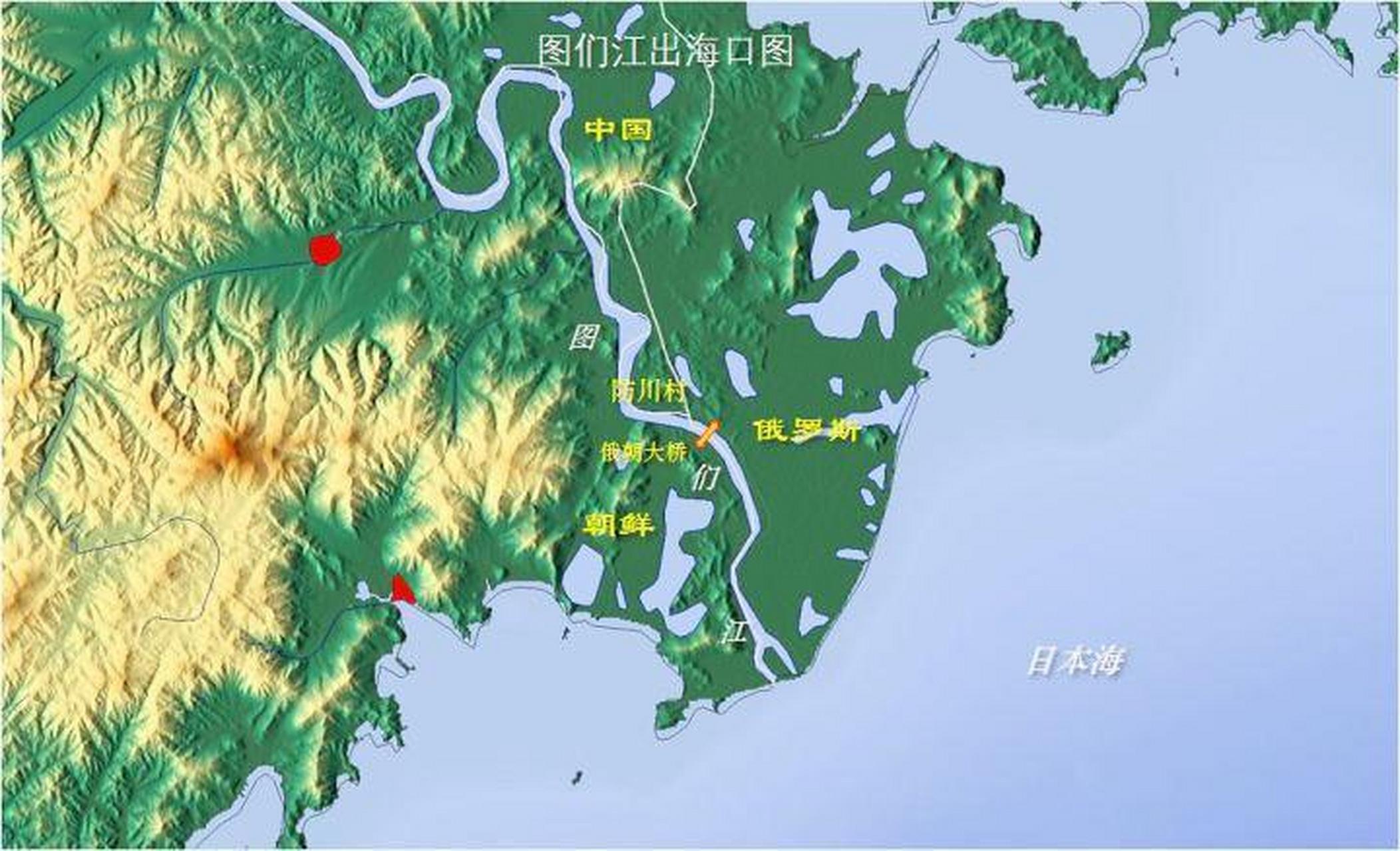 图们江龙井市以上段,属于山区性河流,不适于航运.