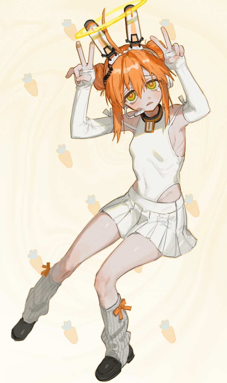 比个耶7099  画师:seori #插画# #绘画# #二次元美少女