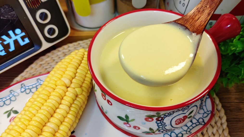 减脂期玉米别只煮着吃，低卡燕麦牛奶玉米汁，饱腹高纤比奶茶好喝