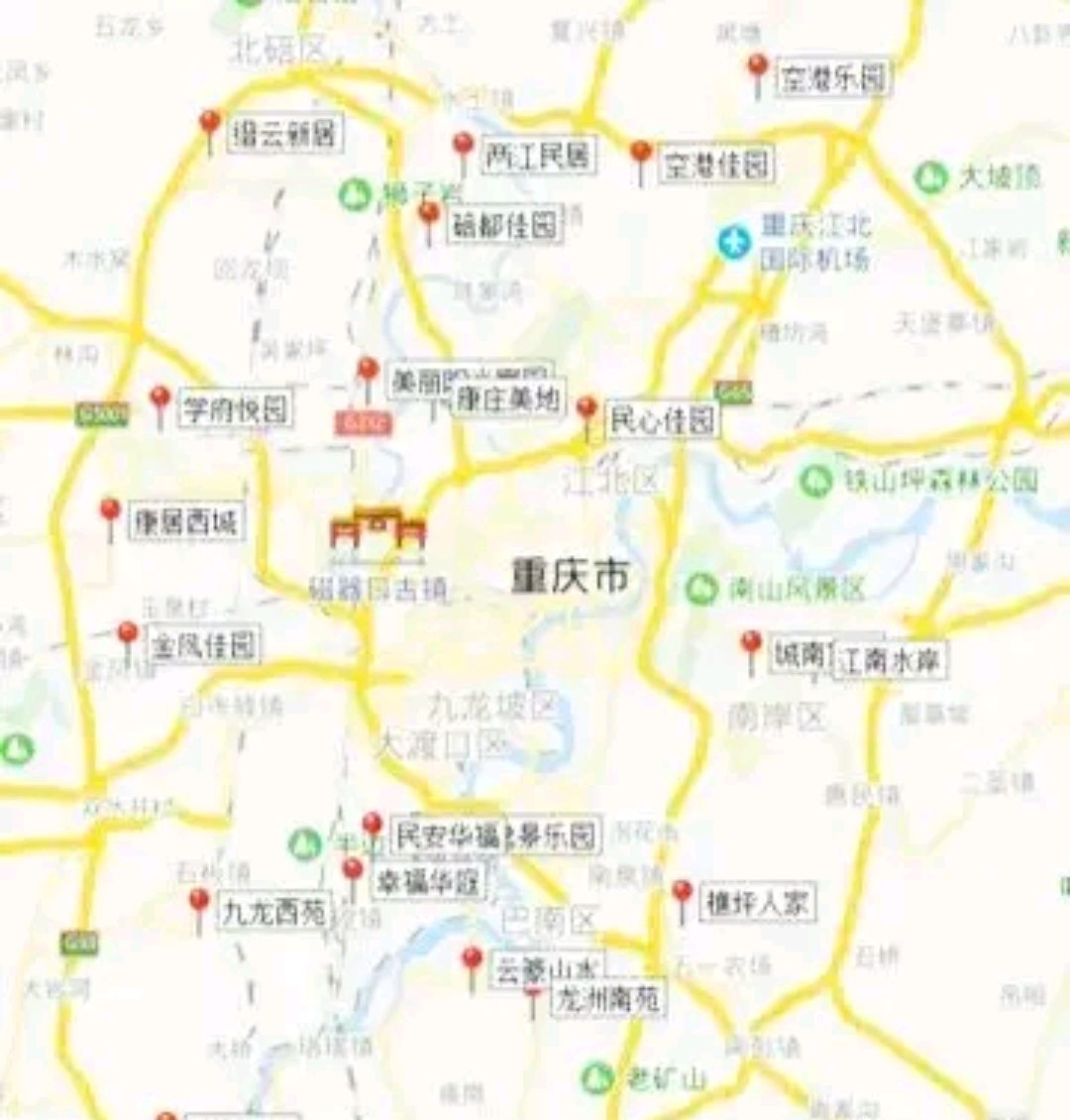 重庆公租房地图分布图片