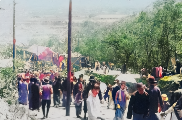 老照片:1941年的吉林,"关东神韵,多彩山水"的北国江城