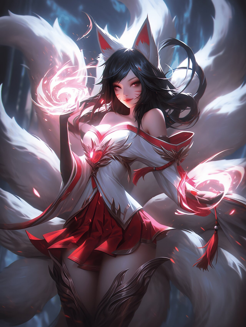 英雄联盟角色——九尾妖狐阿狸|||我是该让你们的心跳加快呢,还是,让