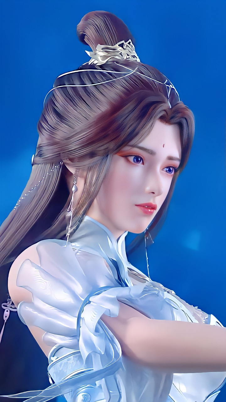 月婵仙子#国漫女神# #完美世界# #壁纸