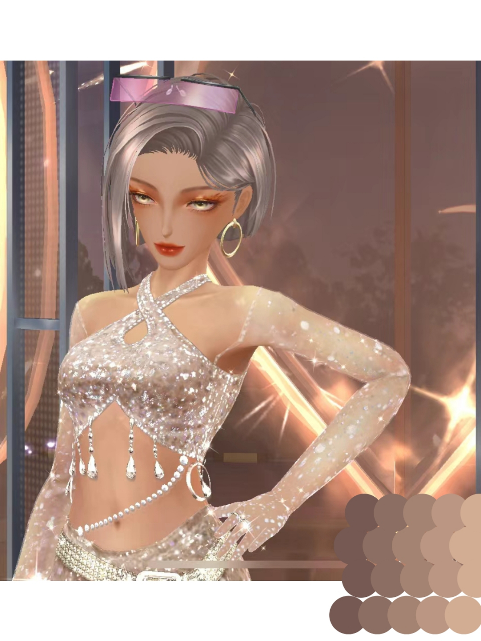 定制脸    大家来看一看哦,这就是qq炫舞手游捏脸.