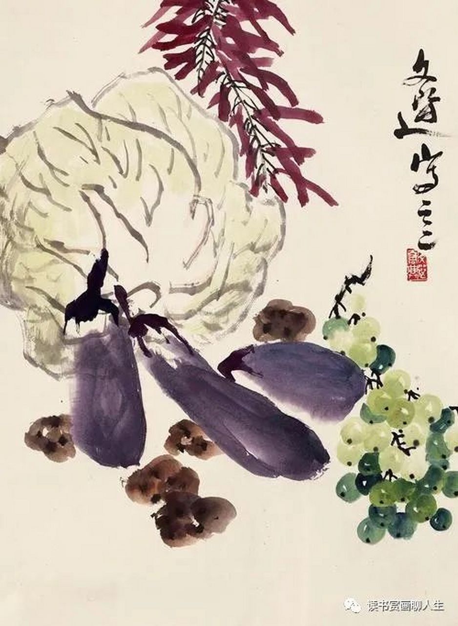 茄子的寓意是长寿,茄子有两种形态,一种是圆形,另外一种是长形