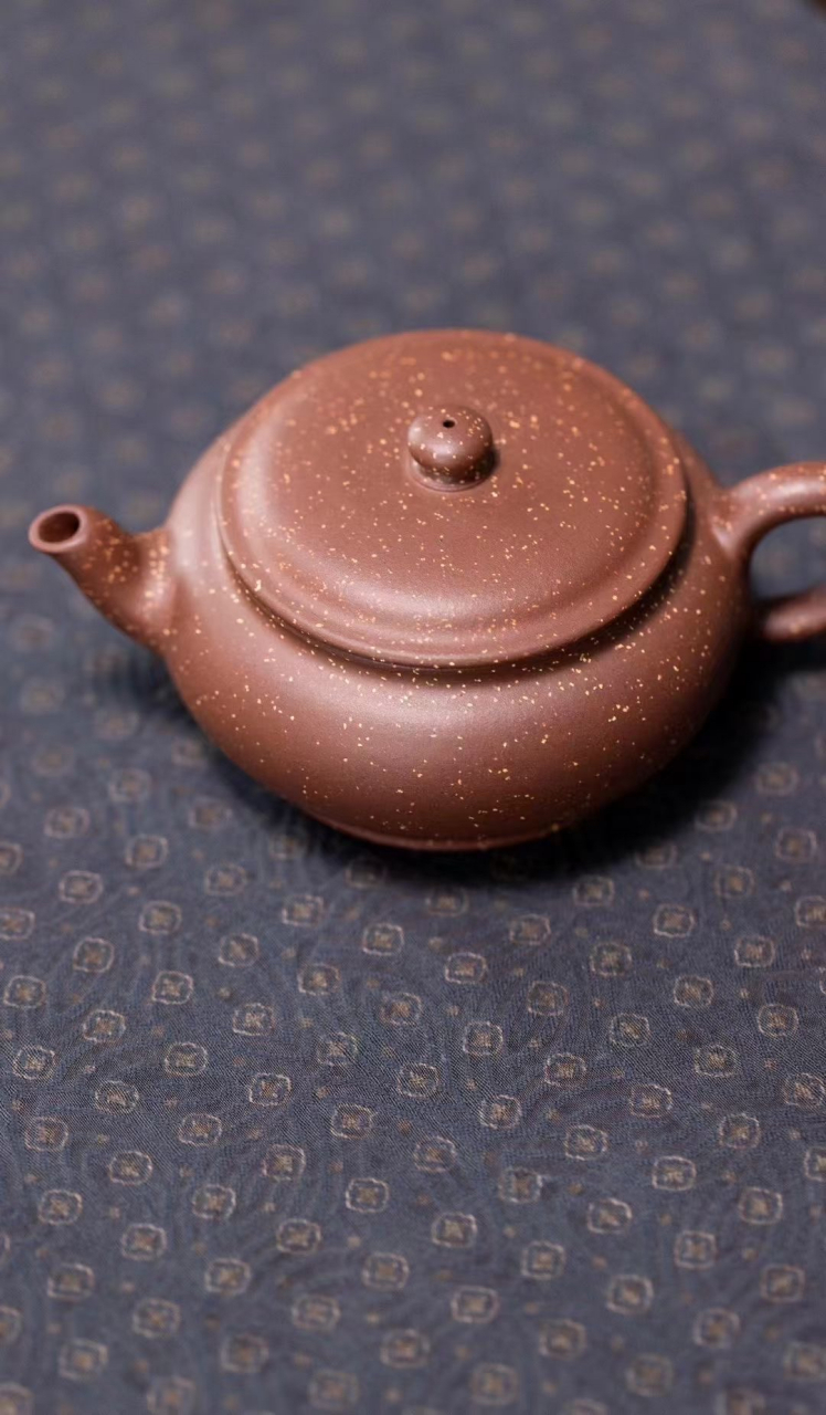 【鼓墩】周旋 师从朱勤勇老师#宜兴紫砂壶# #全手工