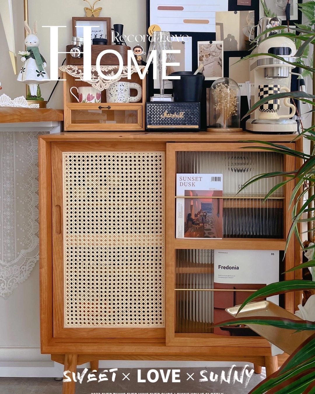 家庭咖啡角,白天晚上都很美