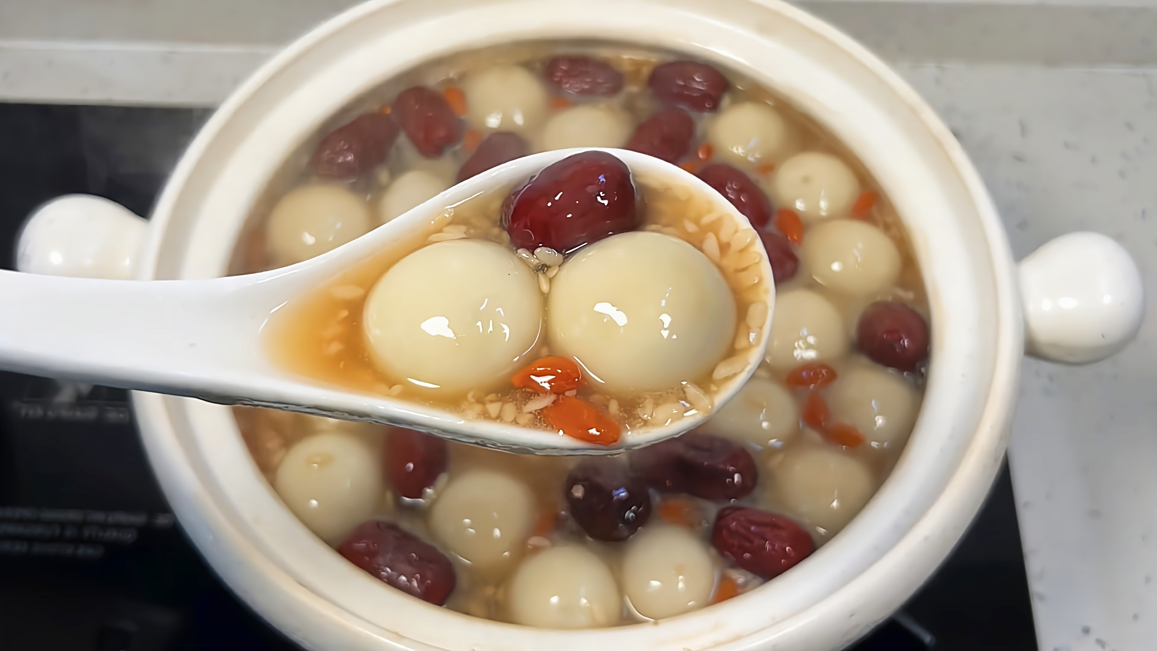 自制秋冬热饮(红糖酒酿小圆子)