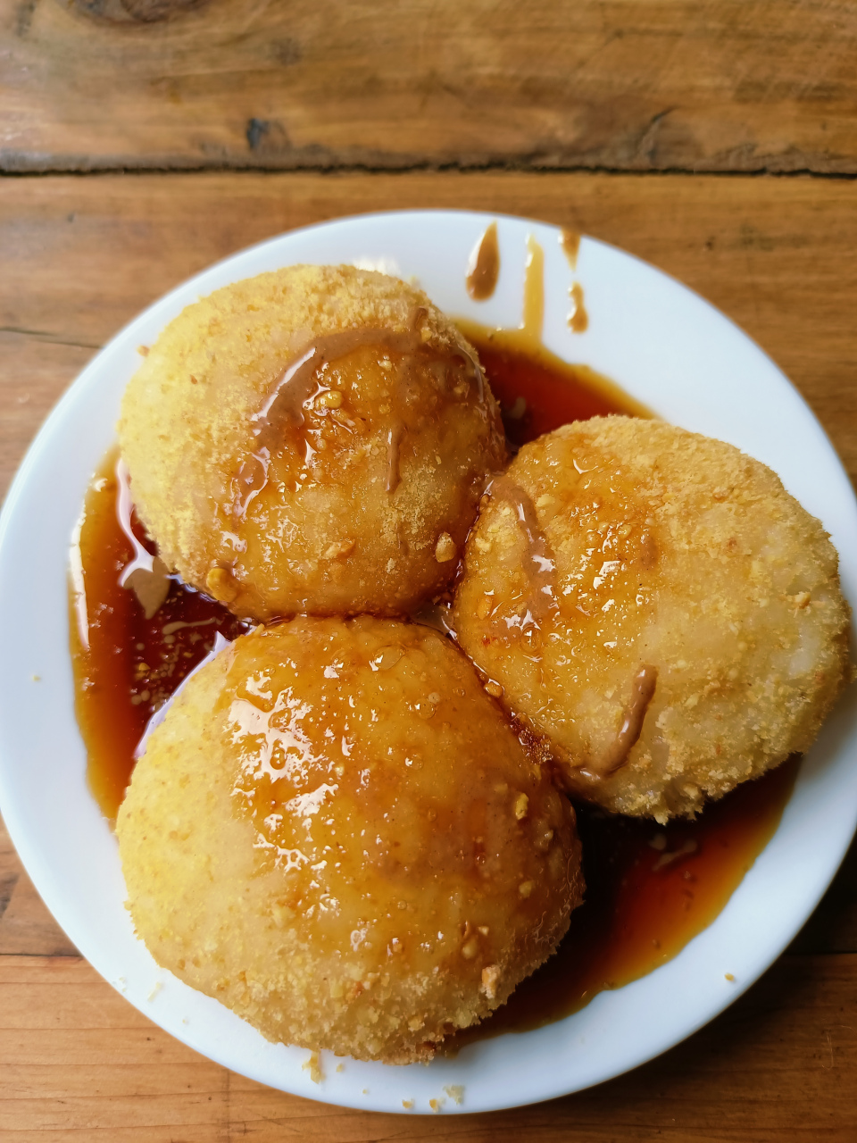 今天去吃成都这里的小吃: 三大炮,味道很好吃97喔  #美食