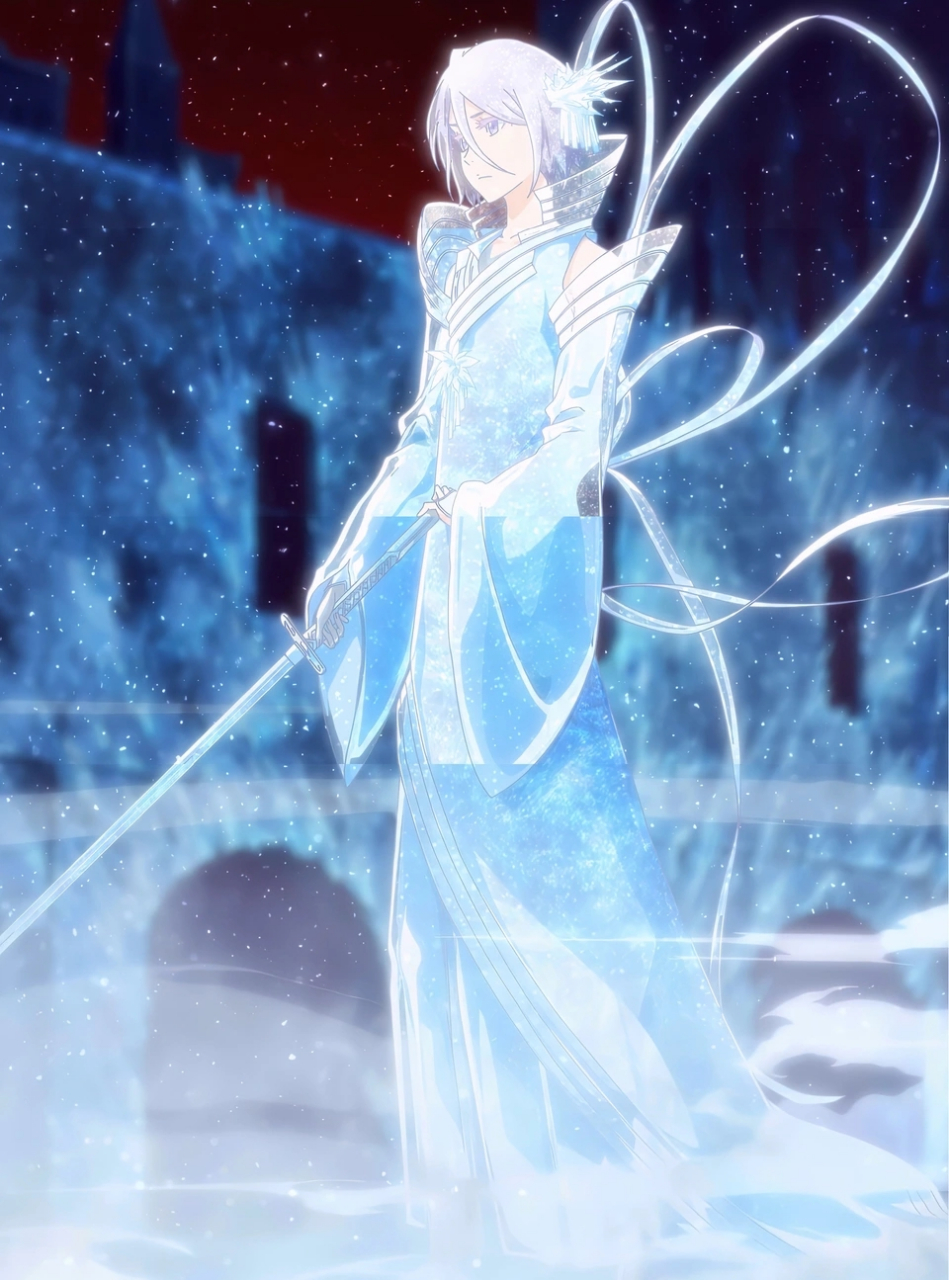 动漫# 《死神》朽木露琪亚白霞罚全身照,冰雪女神耶![awsl]