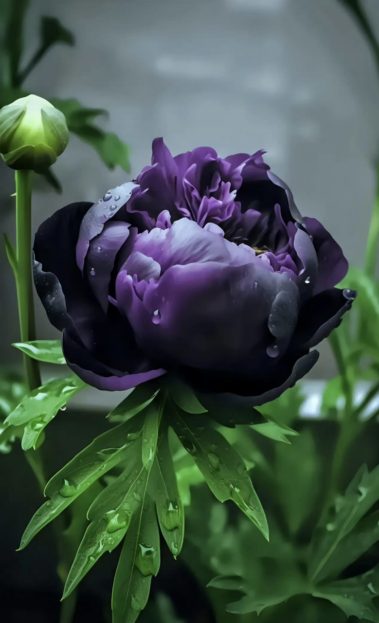 这样的黑牡丹,见过吗?