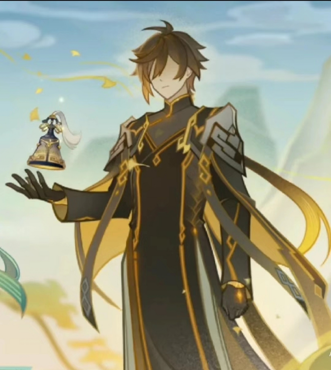 官方pv里的两款钟离衣装,你喜欢那一款?[吃鲸][吃鲸]#原神