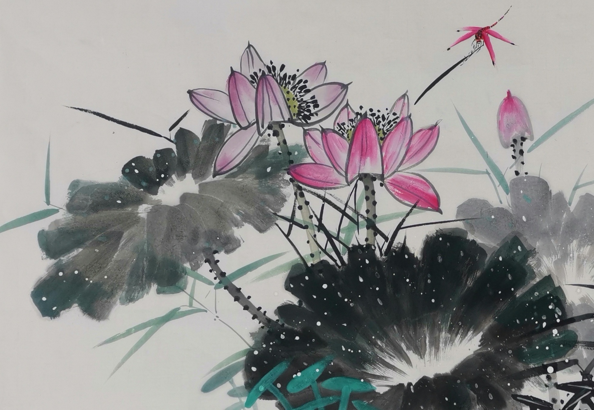 陈文赞国画写意花鸟画分享